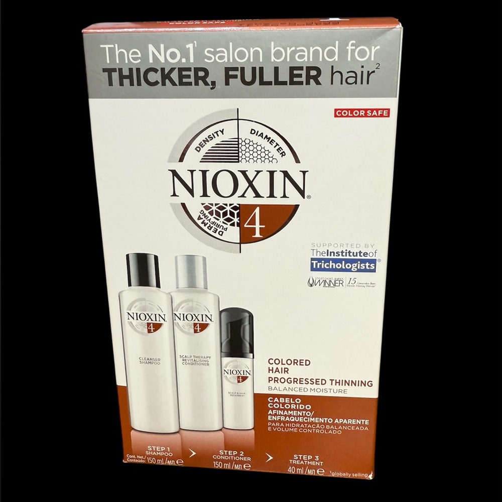 Nioxin 4. Safe for color treated hair.